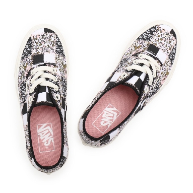 Vans Patchwork Floral Authentic Multicolour Classic Womens - (Patchwork Floral) multi/marshmallow VN0A5HZS9FY Shoes