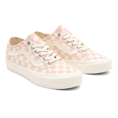 Vans Eco Theory Old Skool Tapered Pink Classic Womens - (Eco Theory) peachy keen/natural VN0A54F49FP Shoes