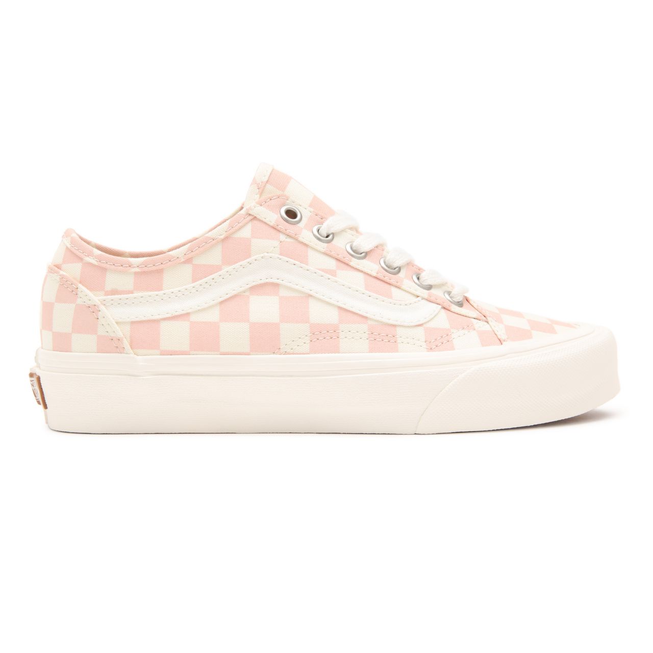 Vans Eco Theory Old Skool Tapered Pink Classic Womens - (Eco Theory) peachy keen/natural VN0A54F49FP Shoes