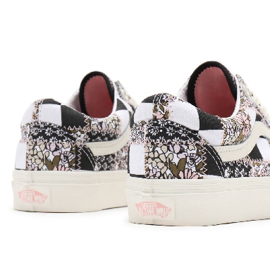 Vans Patchwork Floral Old Skool Multicolour Classic Womens - (Patchwork Floral) multi/marshmallow VN0A38G19FY Shoes