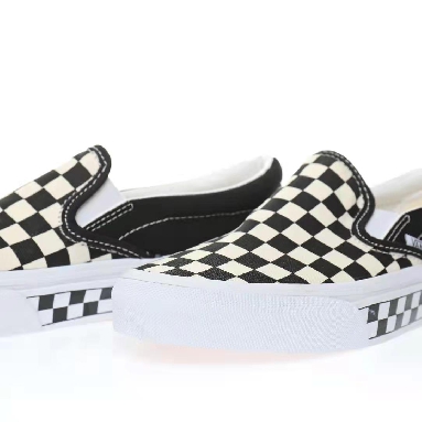 Vans Slip-On Checkerboard Mens Womens - Black/White VN0A5JJ19JA1-1 Shoes