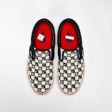 Vans Year Of The Rabbit Slip-On Checkerboard Mens Womens - Black/White VN0A5JLXBMA Shoes