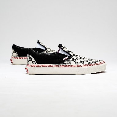 Vans Year Of The Rabbit Slip-On Checkerboard Mens Womens - Black/White VN0A5JLXBMA Shoes