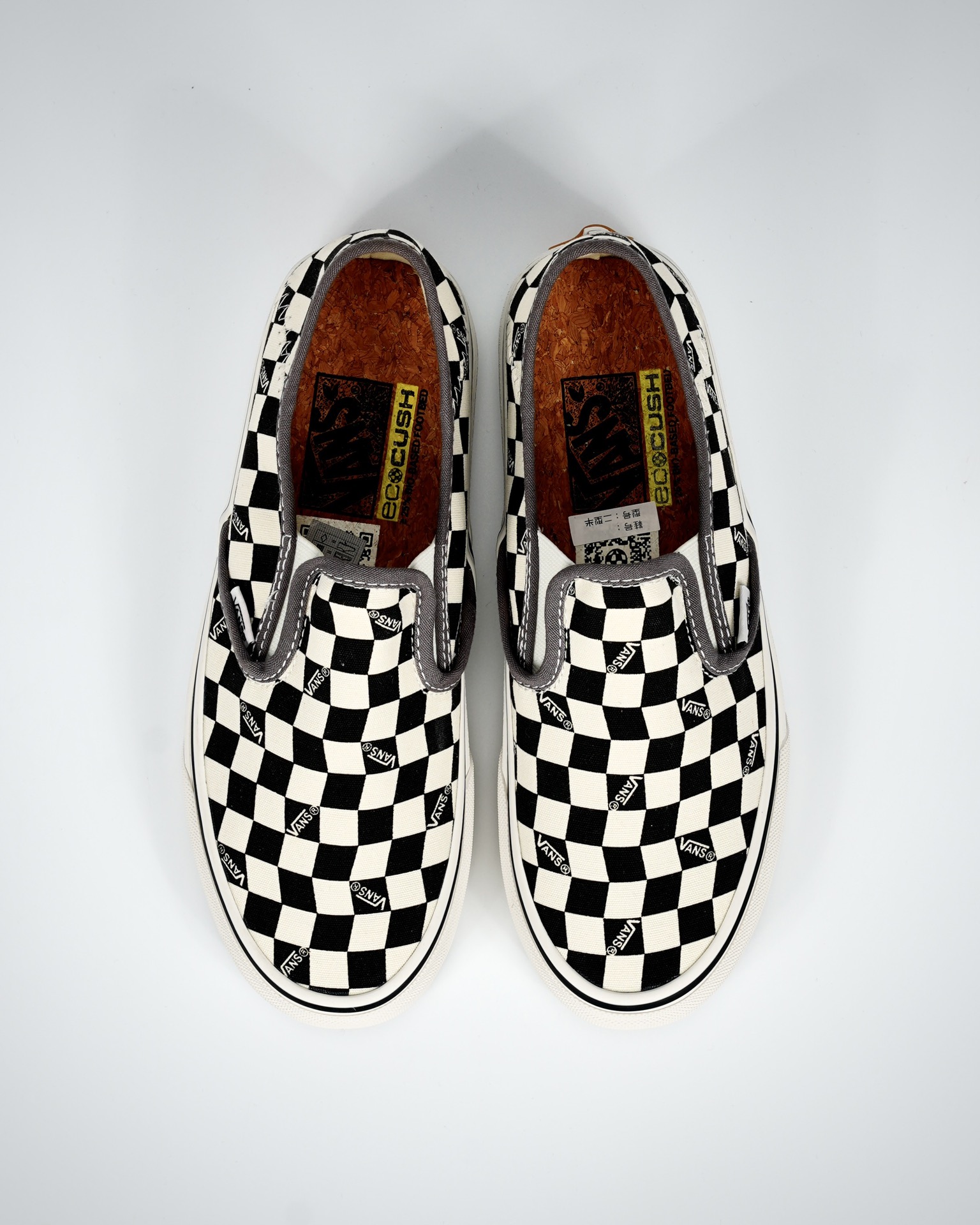 Vans Slip-On VR3 SF Checkerboard Mens Womens - Checkerboard Black/Marshmallow VN0A4BX81KP Shoes