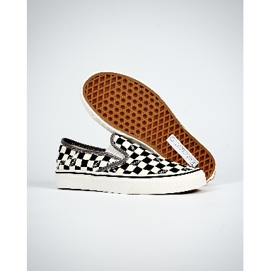 Vans Slip-On VR3 SF Checkerboard Mens Womens - Checkerboard Black/Marshmallow VN0A4BX81KP Shoes