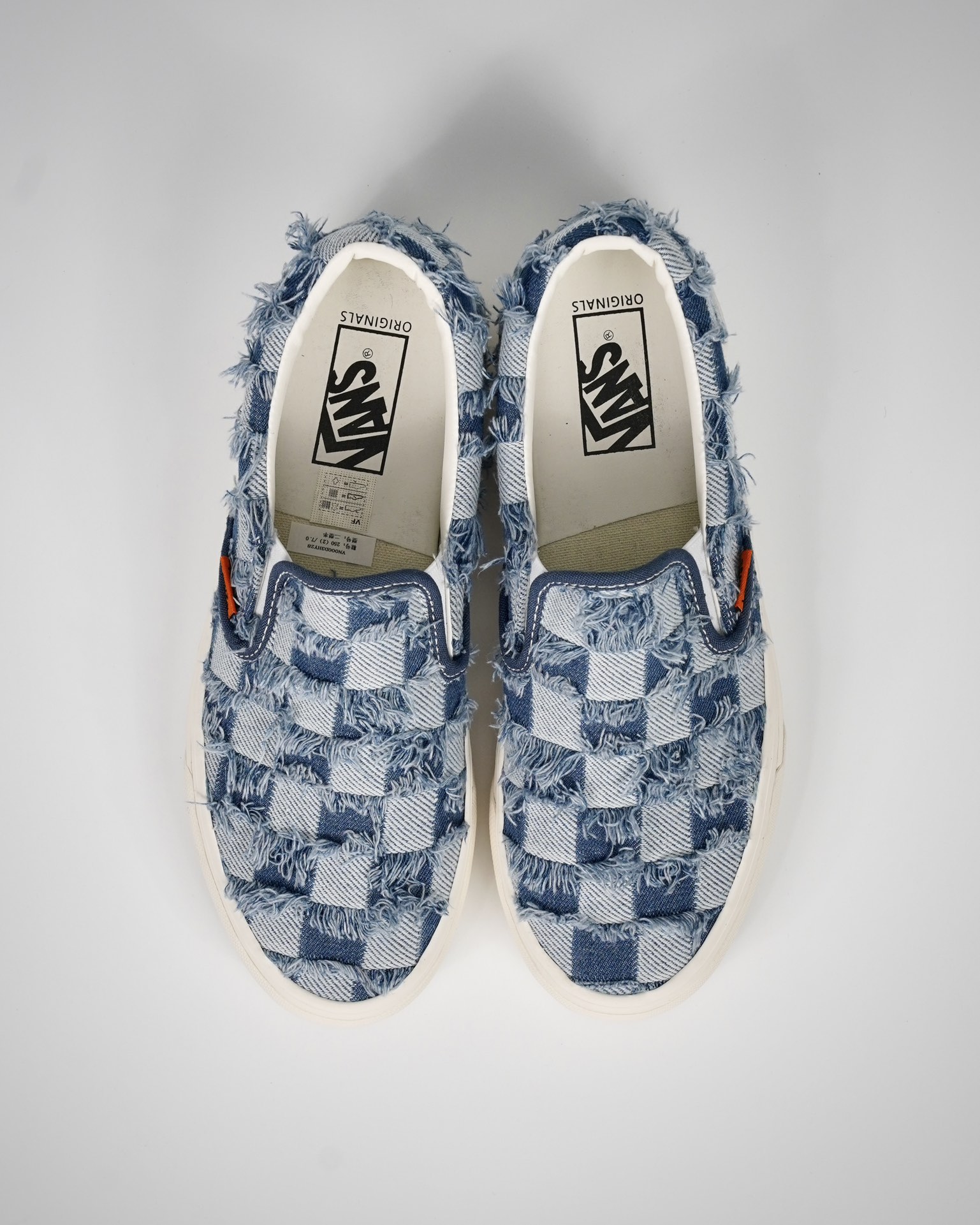 Vans Slip-On Stackform Woven Womens - Denim/Multi VN0A7Q5MB6A-1 Shoes