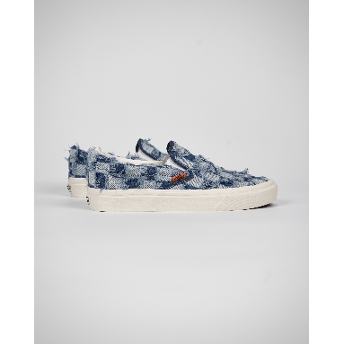 Vans Slip-On Stackform Woven Womens - Denim/Multi VN0A7Q5MB6A-1 Shoes