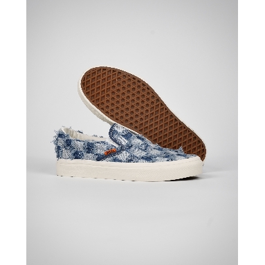 Vans Slip-On Stackform Woven Womens - Denim/Multi VN0A7Q5MB6A-1 Shoes