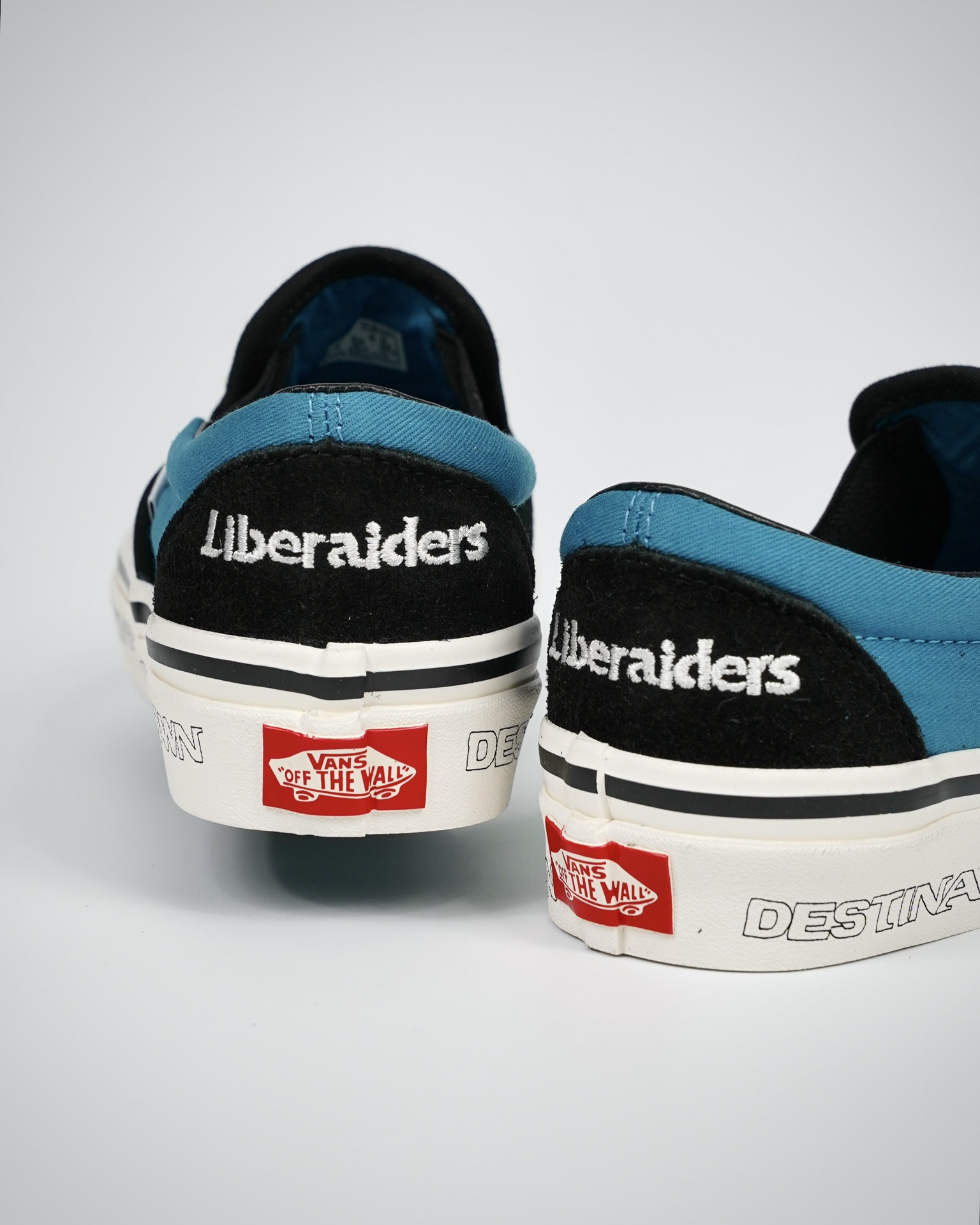 Vans x Liberaiders Slip-On 98 DX Mens Womens - Black/Blue/White VN0A3JEX7MN Shoes