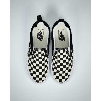 Vans Knu Slip Checkerboard Mens Womens - Black/True White VN0009QDQXH Shoes