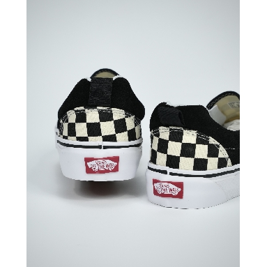 Vans Knu Slip Checkerboard Mens Womens - Black/True White VN0009QDQXH Shoes