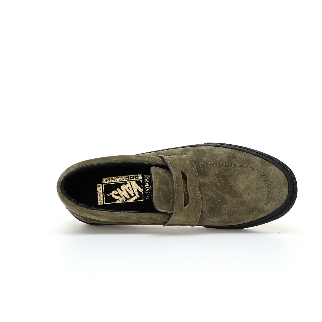 Vans Skate Style 53 x Beatrice Domond Mens Womens - Dark Olive/Black VN0A5HELDOL Shoes