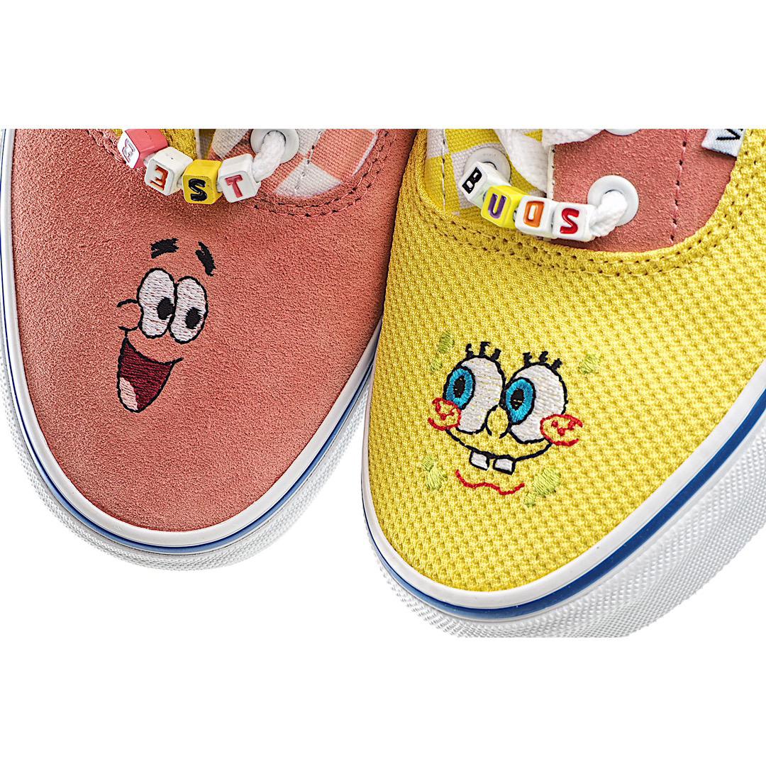 Vans Era Sandy Liang Spongebob Best Friends Mens Womens - Pink/Yellow/White VN0A54F19ES1 Shoes