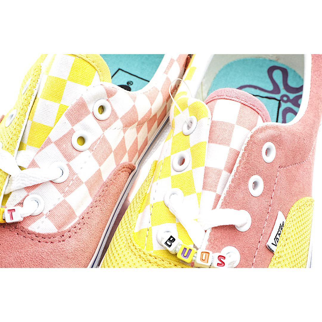 Vans Era Sandy Liang Spongebob Best Friends Mens Womens - Pink/Yellow/White VN0A54F19ES1 Shoes