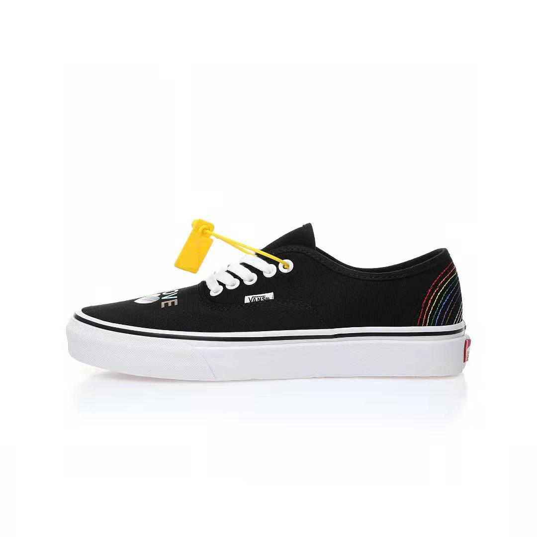 Vans Pride Authentic Mens Womens - Black/Multicolour VN000EE3RNC Shoes