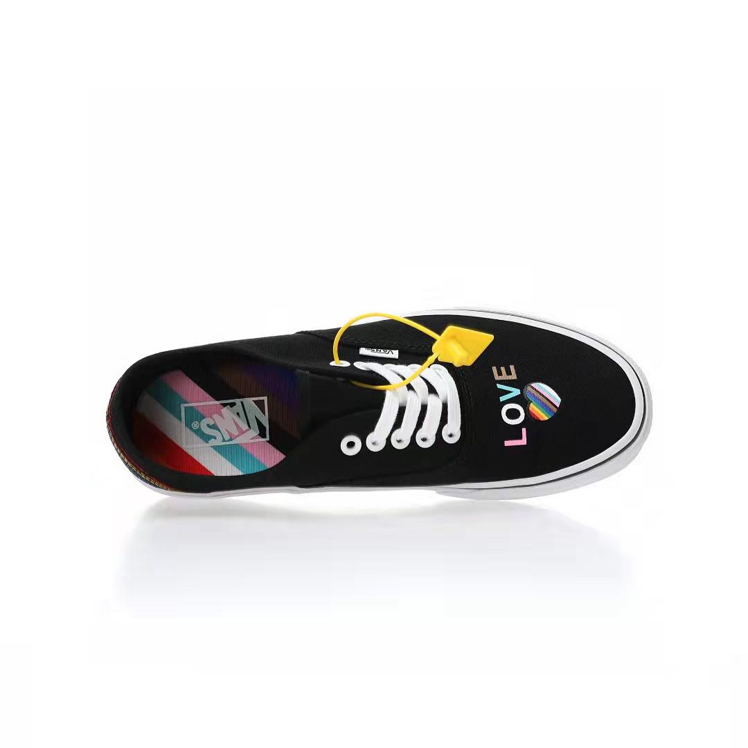 Vans Pride Authentic Mens Womens - Black/Multicolour VN000EE3RNC Shoes