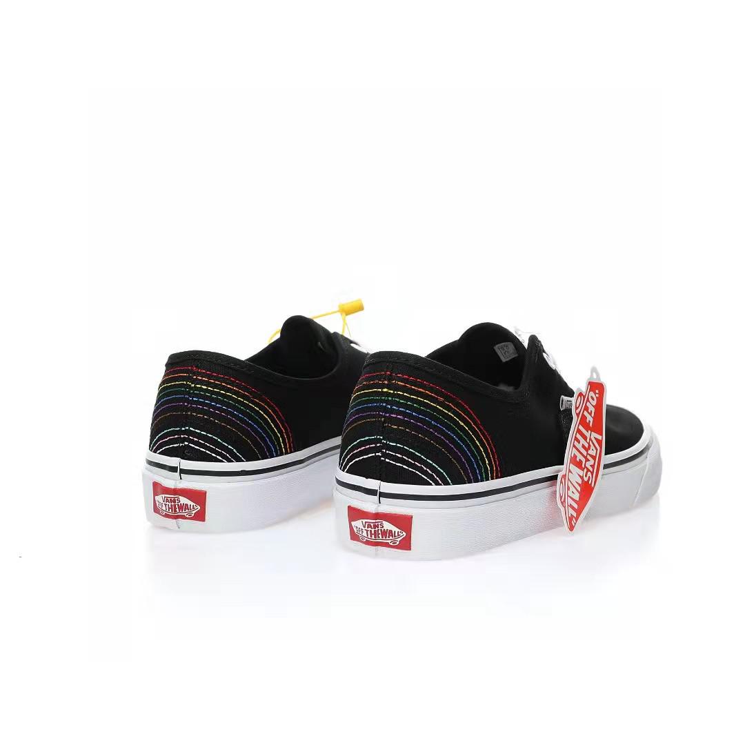 Vans Pride Authentic Mens Womens - Black/Multicolour VN000EE3RNC Shoes