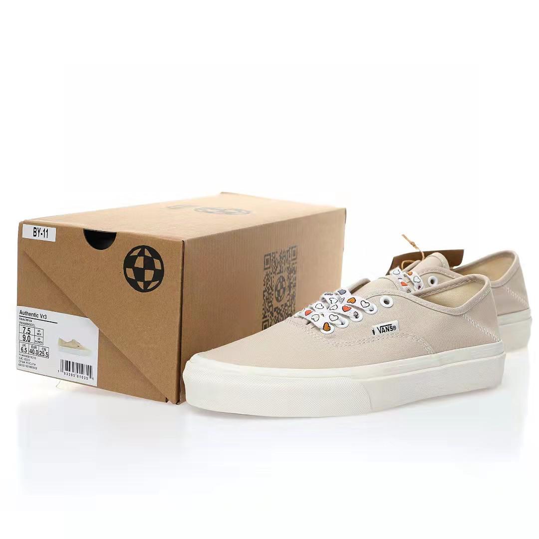 Vans Authentic VR3 Mens Womens - Beige/White VN0A4BX5CCL Shoes