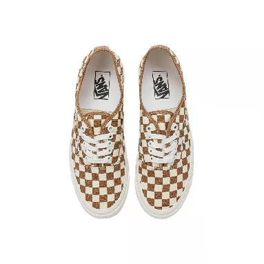 Vans Authentic 44 DX Checkerboard Mens Womens - Brown/Chipmunk VN0005U8GWT Shoes