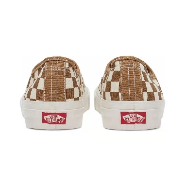 Vans Authentic 44 DX Checkerboard Mens Womens - Brown/Chipmunk VN0005U8GWT Shoes