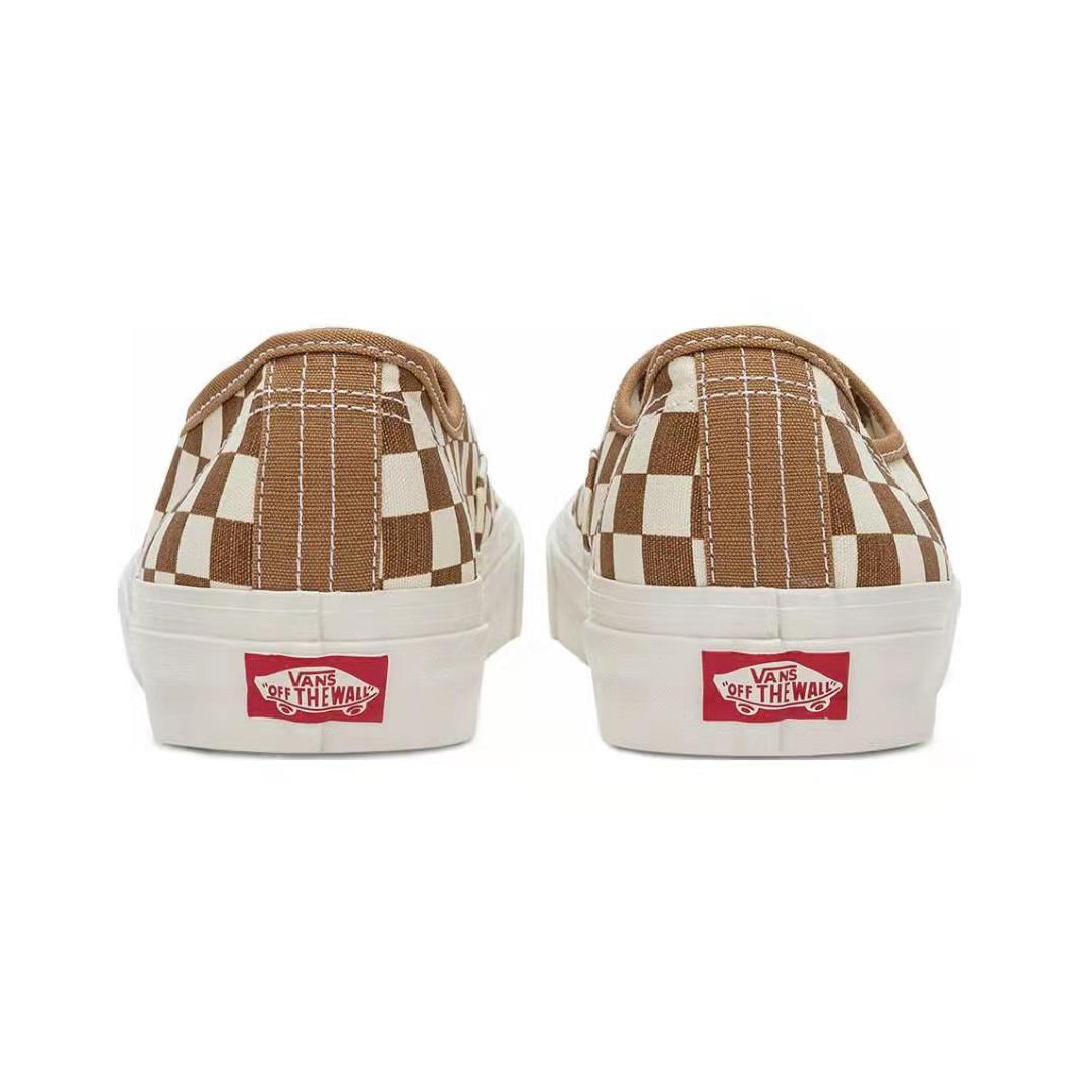 Vans Authentic 44 DX Checkerboard Mens Womens - Brown/Chipmunk VN0005U8GWT Shoes