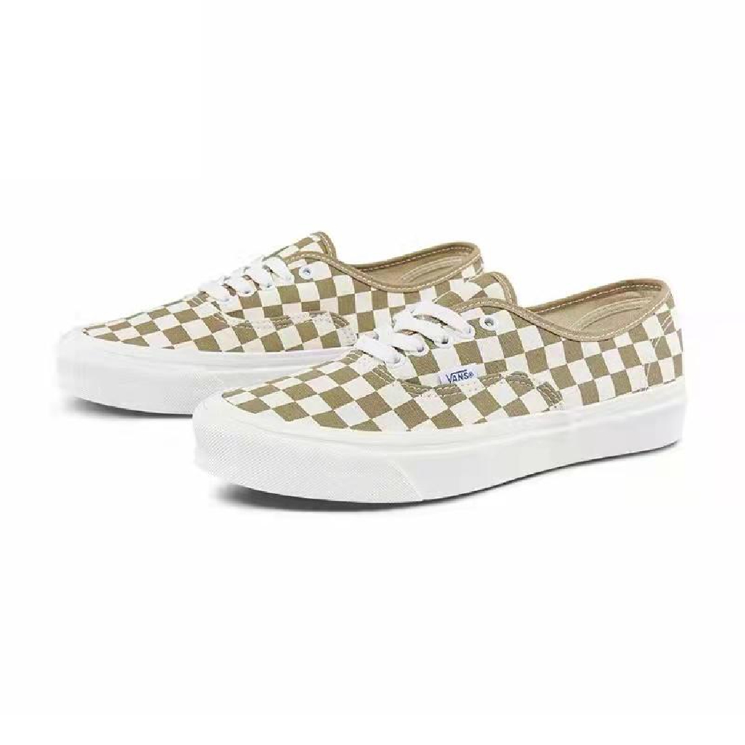 Vans Anaheim Factory Authentic 44 DX Checkerboard Mens Womens - Brown/Beige VN0A5KX4SQ7 Shoes