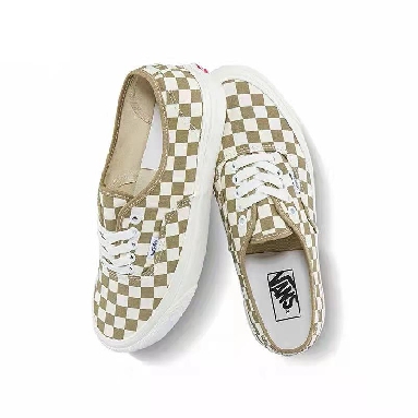 Vans Anaheim Factory Authentic 44 DX Checkerboard Mens Womens - Brown/Beige VN0A5KX4SQ7 Shoes