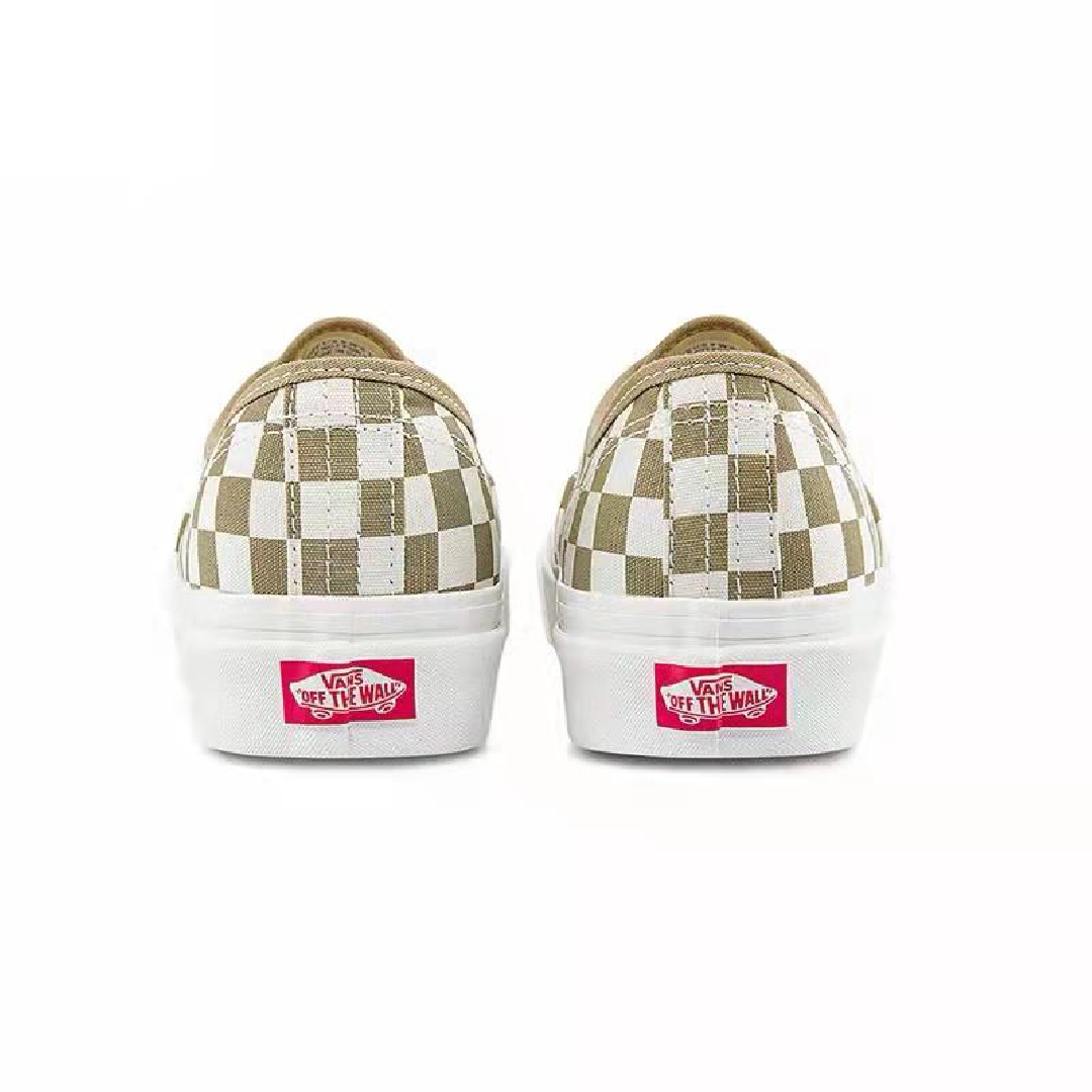 Vans Anaheim Factory Authentic 44 DX Checkerboard Mens Womens - Brown/Beige VN0A5KX4SQ7 Shoes