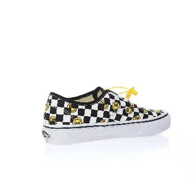 Vans Wallpaper Authentic Smiley Checkerboard Mens Womens - Black/White VN000EE3BP9 Shoes