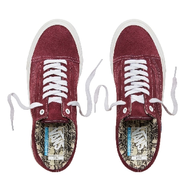 Vans Ray Barbee Old Skool Pro Classic Mens Womens - (Ray Barbee) Og Burgundy V00ZD4U1Z Shoes