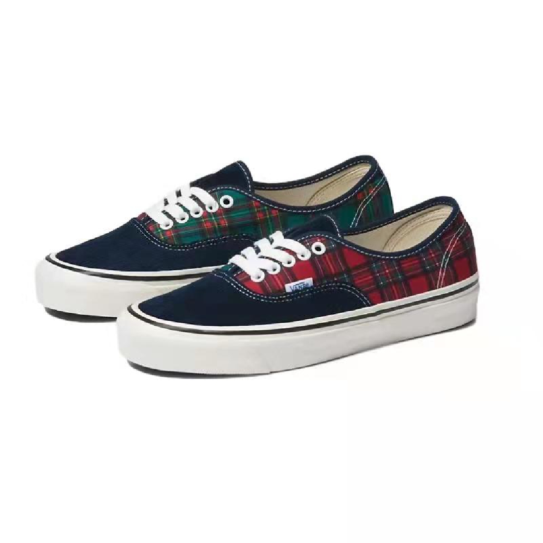 Vans Authentic 44 DX Anaheim Factory Mens Womens - Og Cord/Plaid Multi VN0005U8448 Shoes