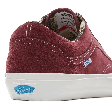 Vans Ray Barbee Old Skool Pro Classic Mens Womens - (Ray Barbee) Og Burgundy V00ZD4U1Z Shoes