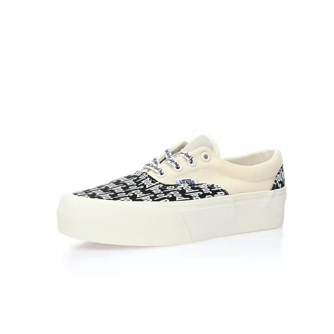 Fear of God x Vans Era 95 DX Mens Womens - Marshmallow/Black/Print VN0A3MQ5PZP Shoes