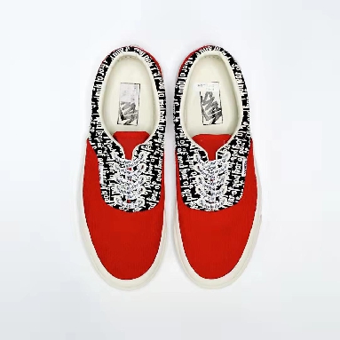 Fear of God x Vans Era 95 DX Mens Womens - Collection 2 Red/Corduroy/Print VN0A3MQ5PZQ Shoes