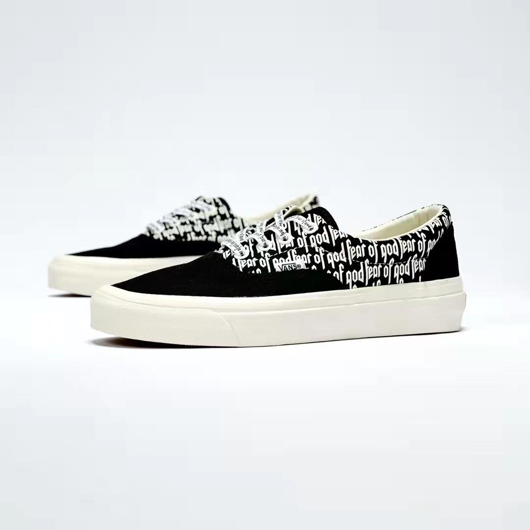 Fear of God x Vans Era 95 DX Mens Womens - Black/White VN0A3MQ5PZQ-1 Shoes