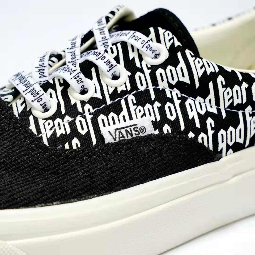 Fear of God x Vans Era 95 DX Mens Womens - Black/White VN0A3MQ5PZQ-1 Shoes