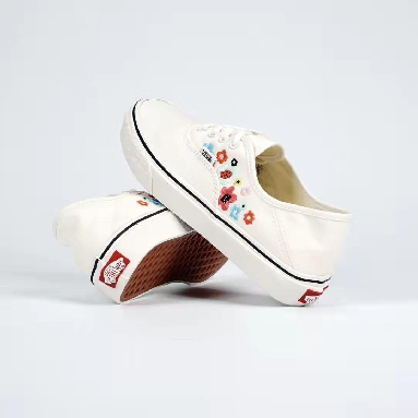 Vans Authentic VR3 SF Groovy Floral Mens Womens - Marshmallow/Multi-Color VN0A4BX5YQ1 Shoes