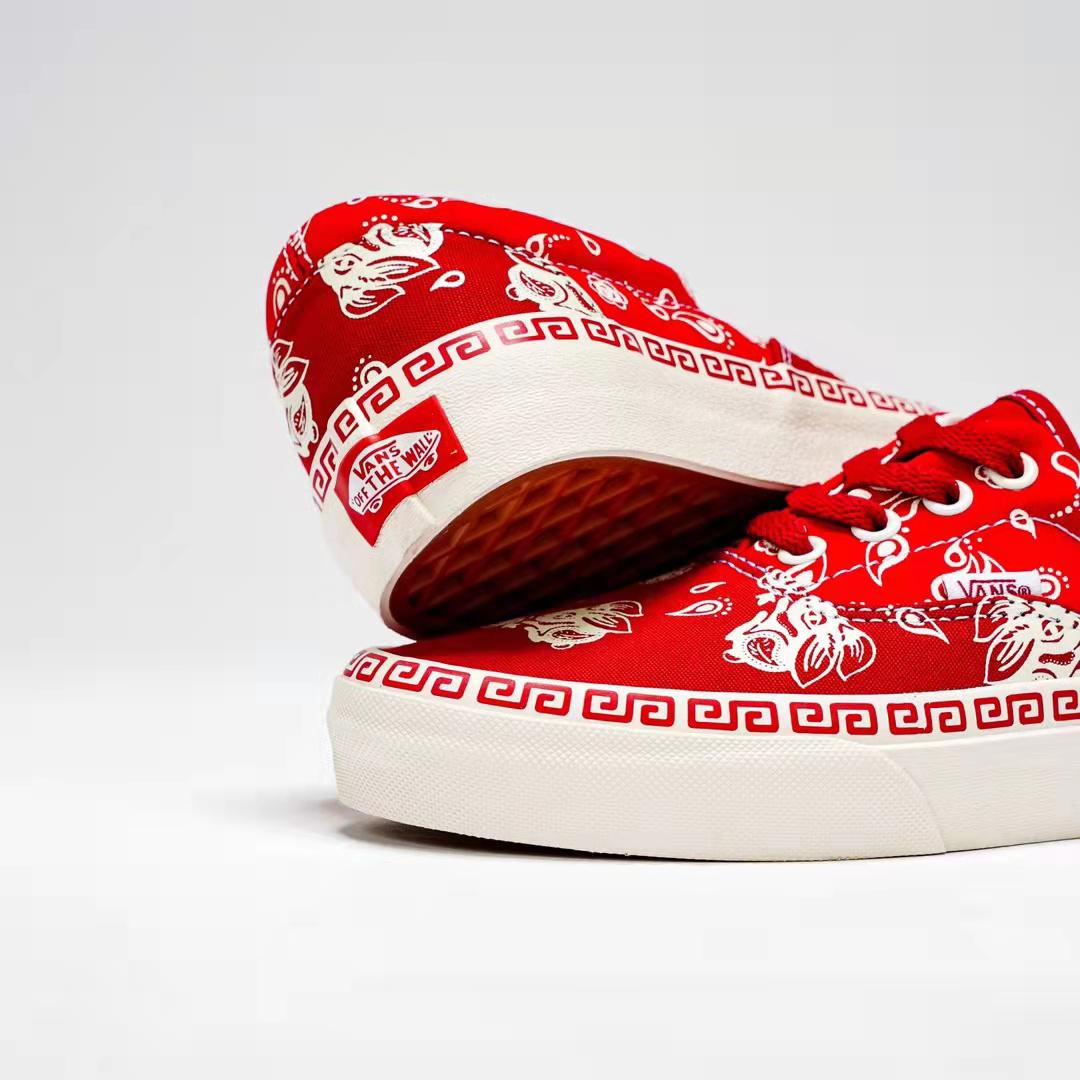 Vans Era Year Of The Rabbit Mens Womens - Red/White VN0005UERED Shoes