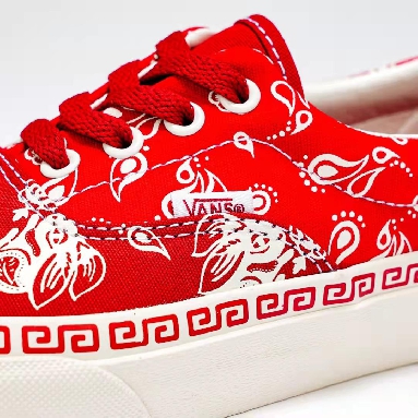 Vans Era Year Of The Rabbit Mens Womens - Red/White VN0005UERED Shoes