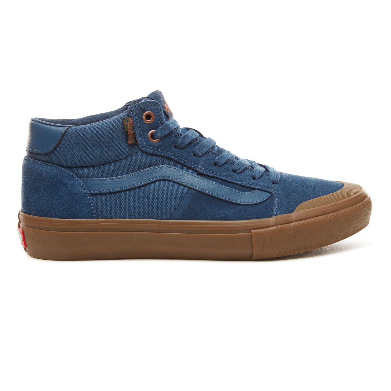 Vans Style 112 Mid Pro Classic Mens Womens - (Camouflage) Dark Denim/Gum VA3DOVU2D Shoes