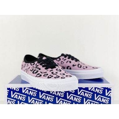 Vans Authentic VLT LX Velvet Mens Womens - Mauve Leopard/Black VN0A4CS48GB1 Shoes