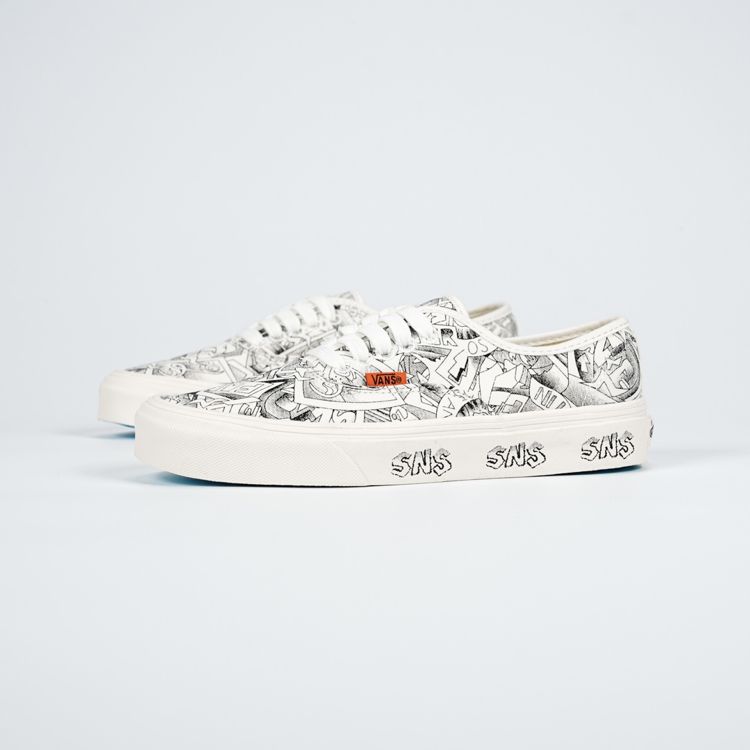 Vans Sneakersnstuff x Vault OG Authentic LX Venice Mens Womens - Marshmallow/Off White VN0A4BV9676 Shoes