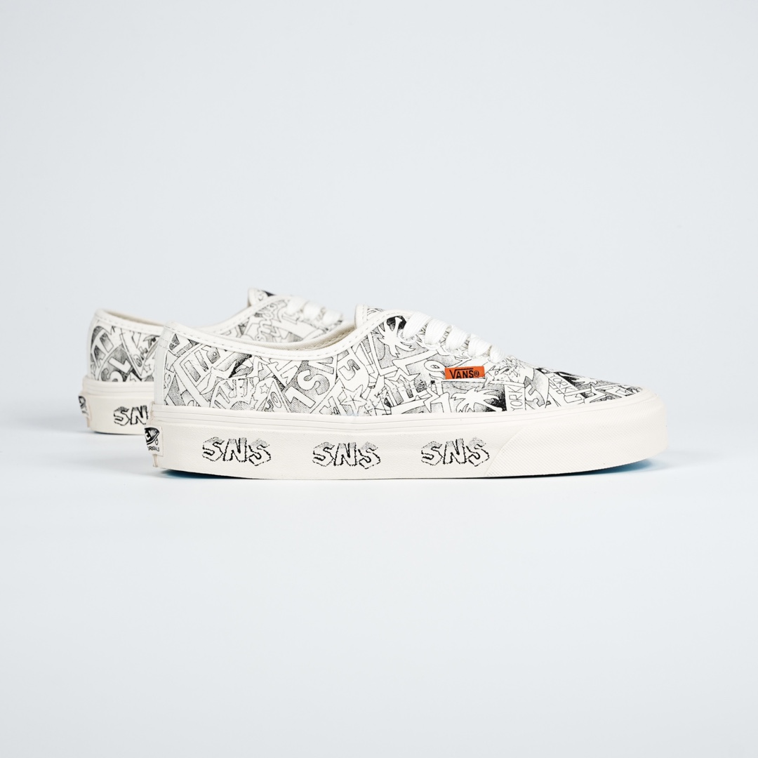 Vans Sneakersnstuff x Vault OG Authentic LX Venice Mens Womens - Marshmallow/Off White VN0A4BV9676 Shoes