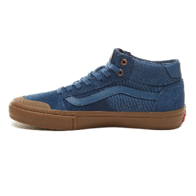 Vans Style 112 Mid Pro Classic Mens Womens - (Camouflage) Dark Denim/Gum VA3DOVU2D Shoes