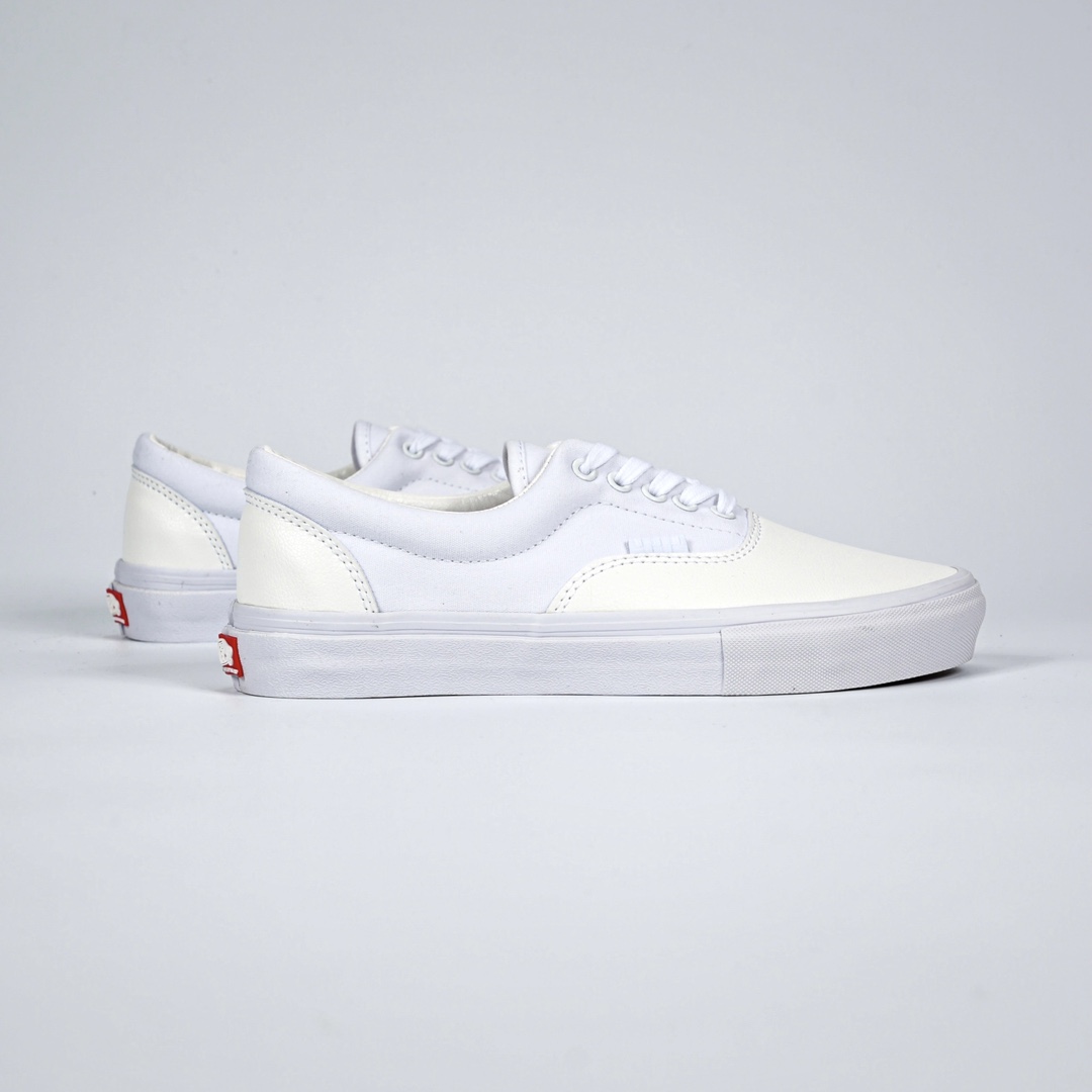 Vans Era Leather Skate Mens Womens - White/Cream VN0A5FC9WWW Shoes