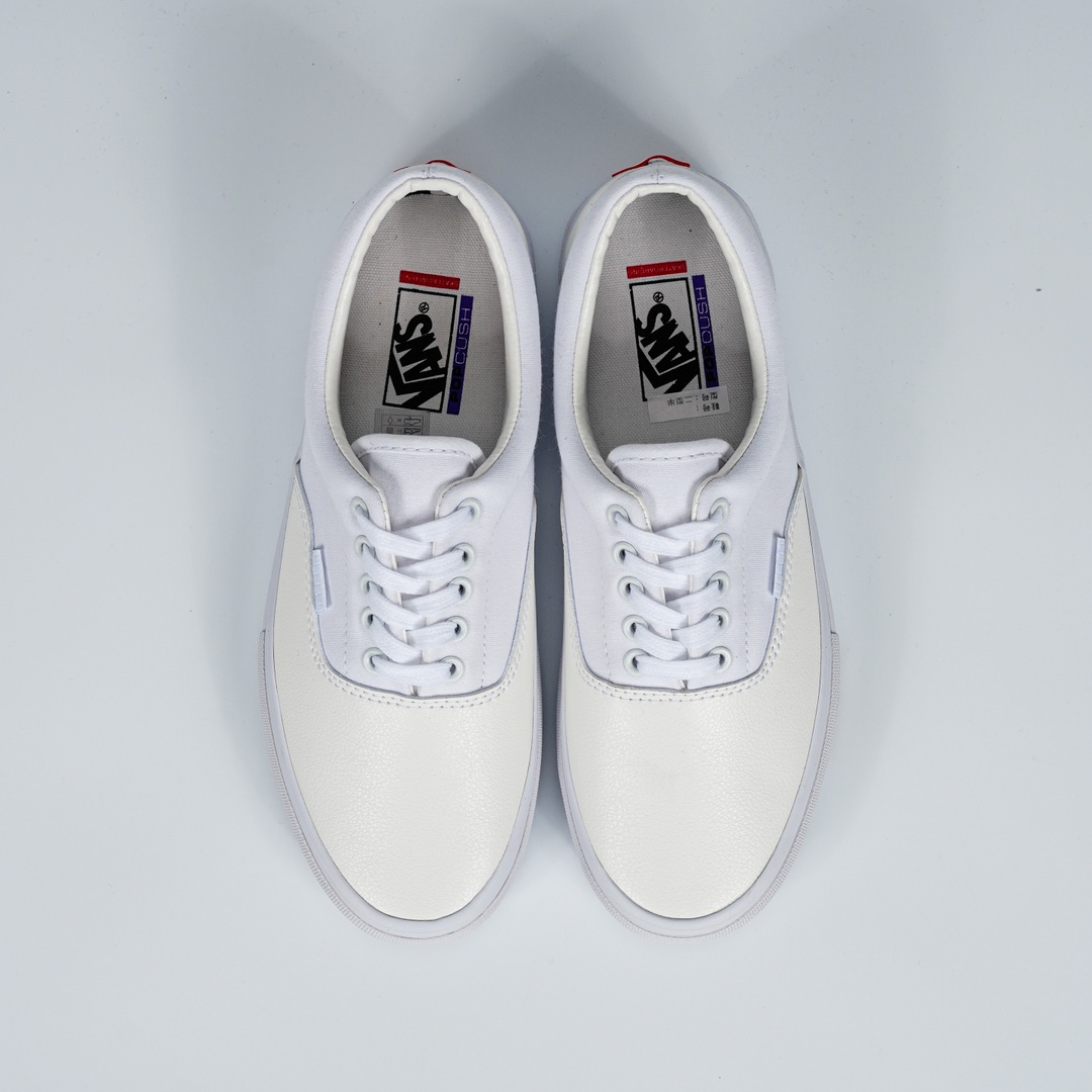 Vans Era Leather Skate Mens Womens - White/Cream VN0A5FC9WWW Shoes