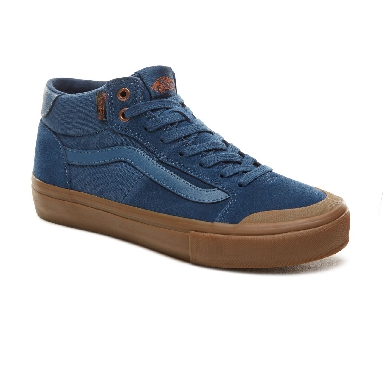 Vans Style 112 Mid Pro Classic Mens Womens - (Camouflage) Dark Denim/Gum VA3DOVU2D Shoes