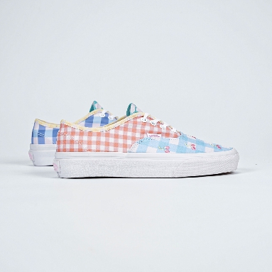 Vans Authentic Gingham Block Mens Womens - Blue/Pink/Yellow VN0A5KRDASX Shoes