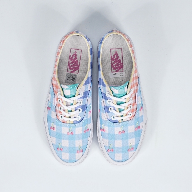 Vans Authentic Gingham Block Mens Womens - Blue/Pink/Yellow VN0A5KRDASX Shoes