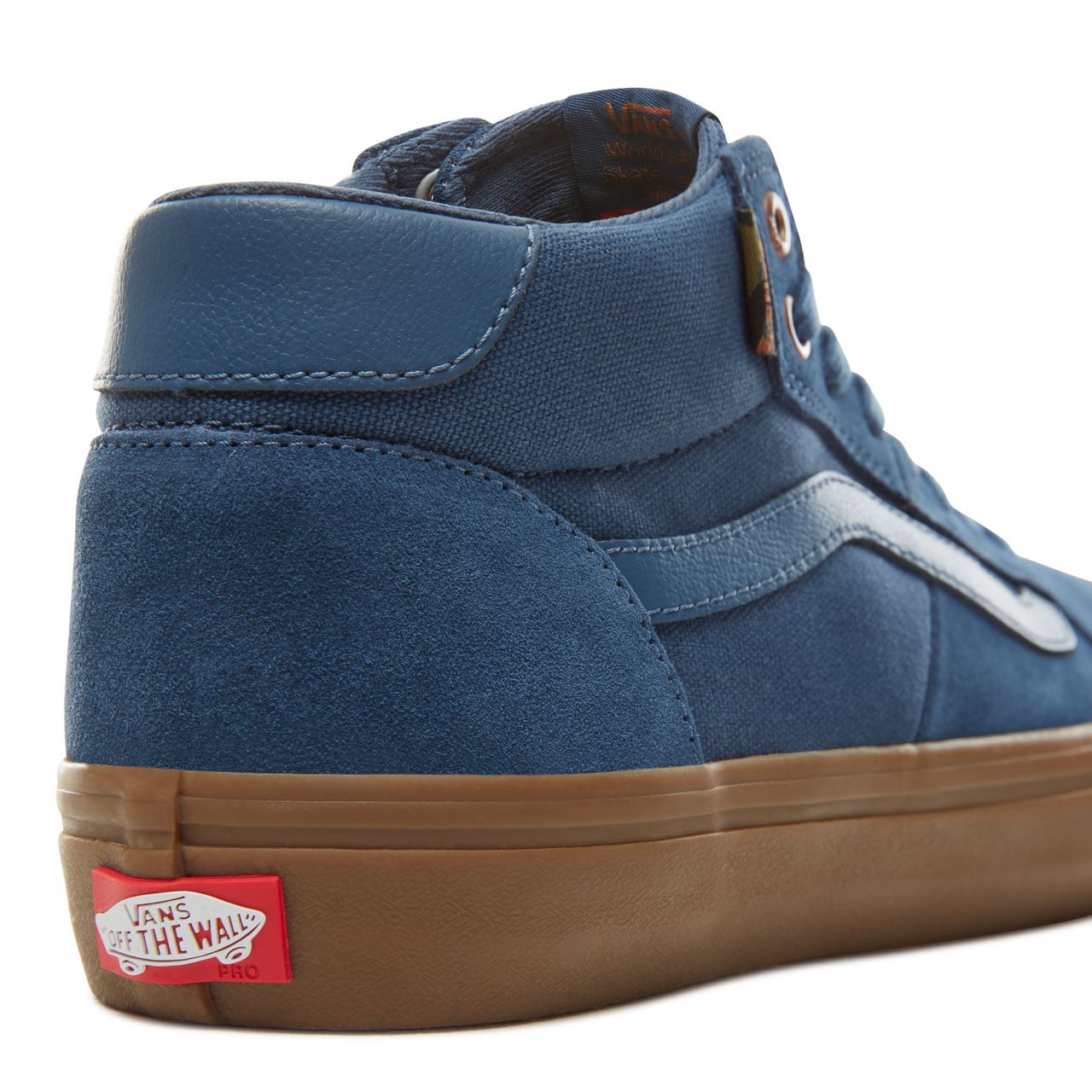 Vans Style 112 Mid Pro Classic Mens Womens - (Camouflage) Dark Denim/Gum VA3DOVU2D Shoes